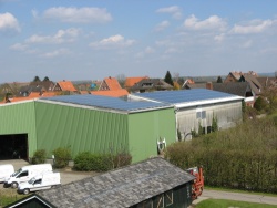 Solaranlage Obsthalle